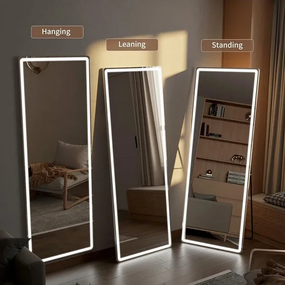 LED Full-Length Mirror with Touch Control